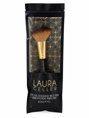 Laura Geller Dual-Ended Blush & Bronzer Makeup Brush New Sealed